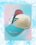 Two-Tone Light Blue Snapback