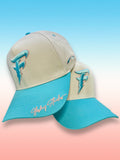 Two-Tone Light Blue Snapback