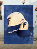 Two-Tone Navy Blue Snapback