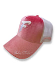 Pink Crushed Velvet Snapback