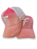 Pink Crushed Velvet Snapback