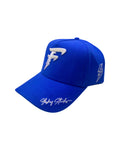 Blue Cotton Canvas Snapback
